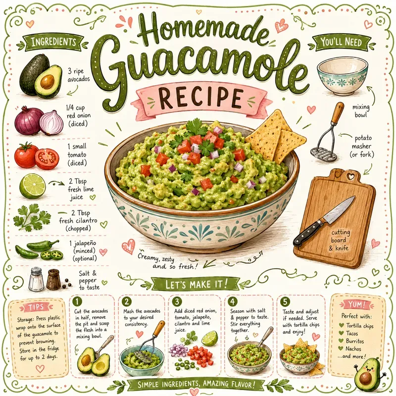 Cute Hand Drawn Recipes