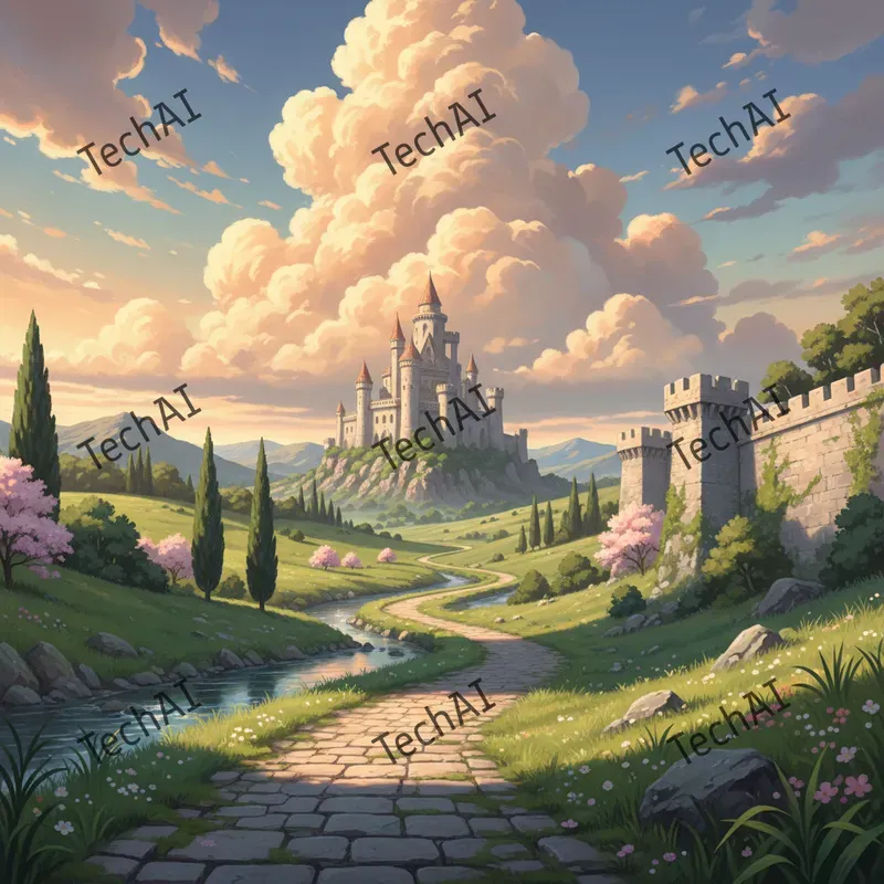 Ghibli Inspired Anime Landscapes