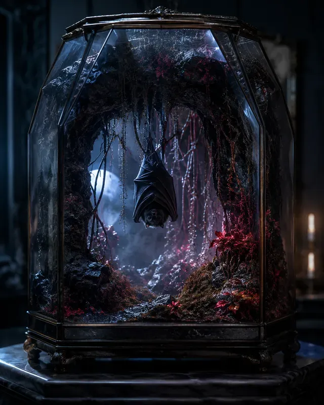 Fantasy Monster Terrarium Art