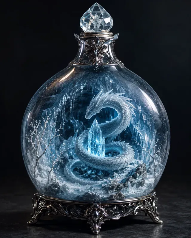 Fantasy Monster Terrarium Art