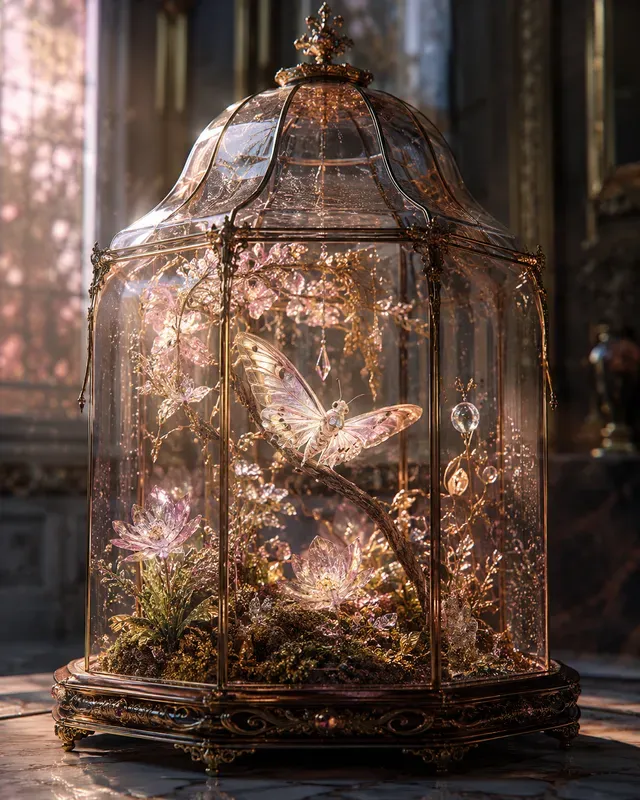 Fantasy Monster Terrarium Art
