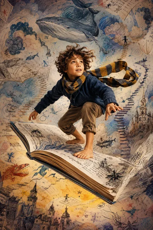 Whimsical Handdrawn Dream Portraits