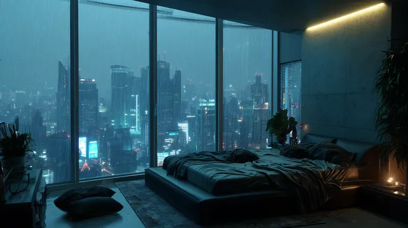 Ultraluxury Cyberpenthouse Interiors