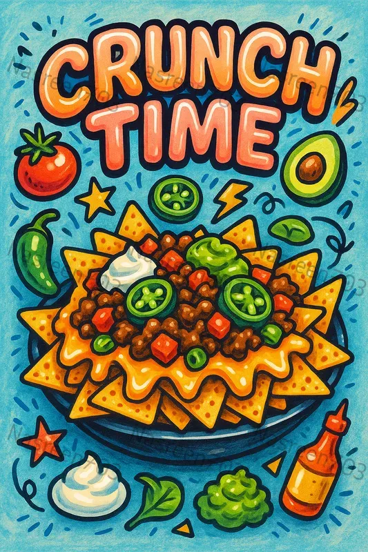 3D Doodle Food Poster Creators