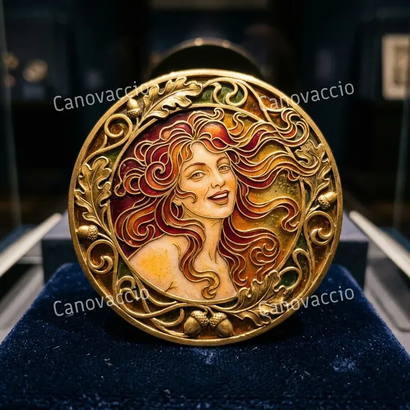Cloisonné Enamel Heirloom Portraits