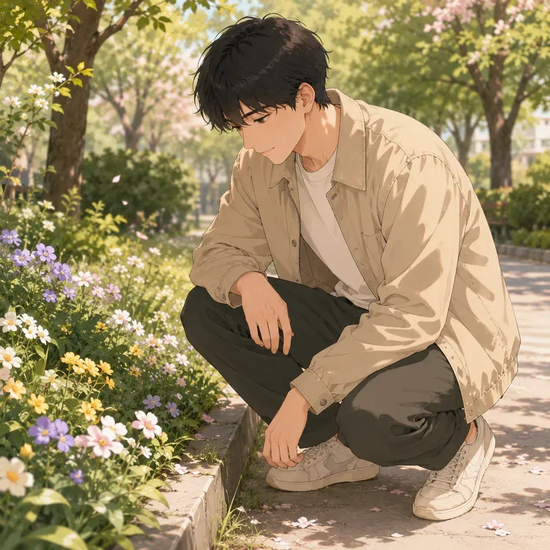Soft Anime Flower Observations