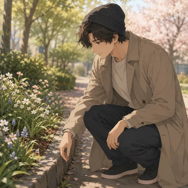 Soft Anime Flower Observations