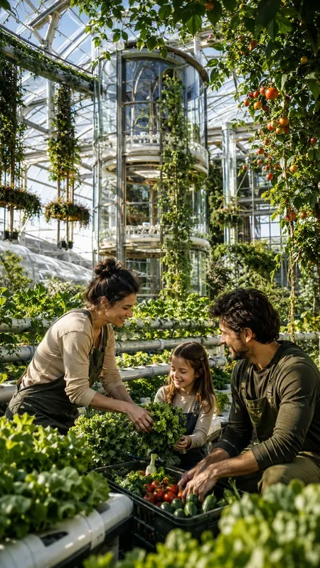 Solarpunk Utopian Science Fiction Lives