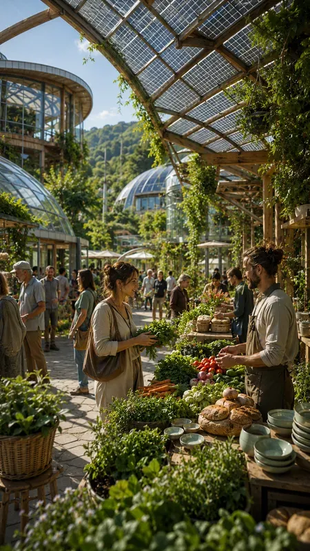 Solarpunk Utopian Science Fiction Lives
