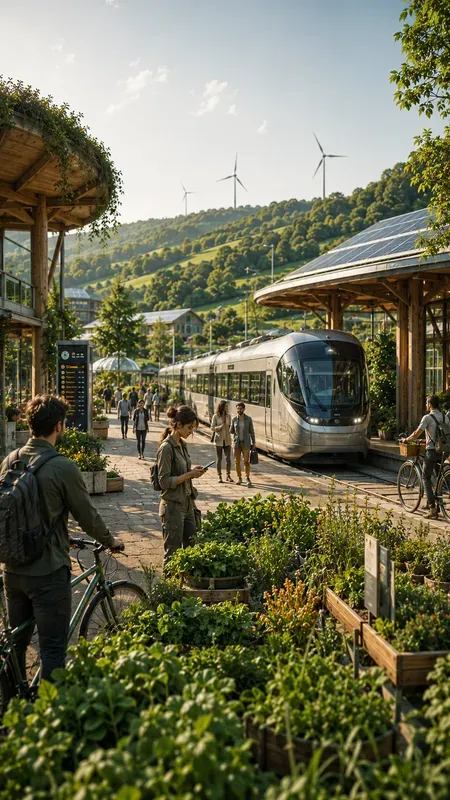 Solarpunk Utopian Science Fiction Lives