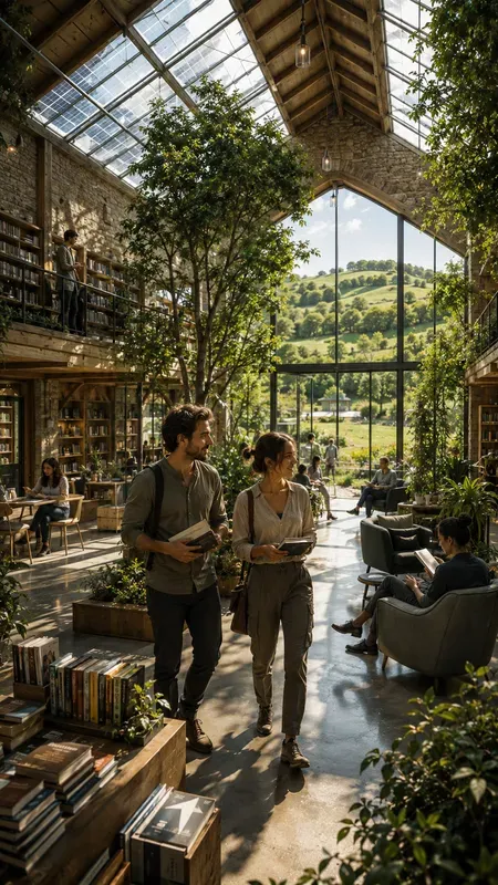 Solarpunk Utopian Science Fiction Lives