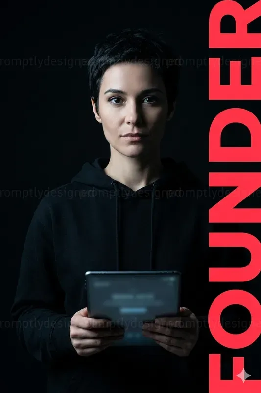 Bold Typography Portraits