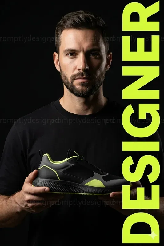 Bold Typography Portraits