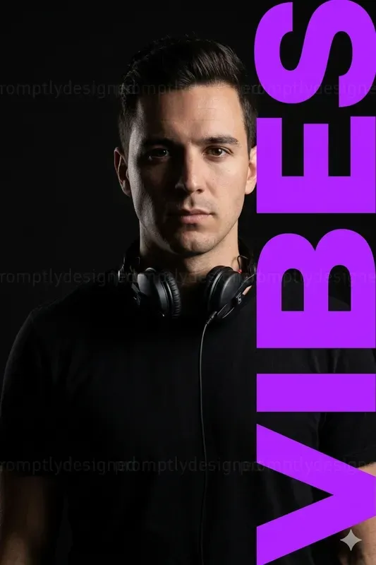 Bold Typography Portraits