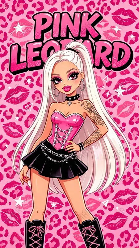 Bratz Style Cartoon Fashion Girls