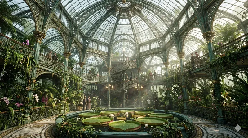 Grand Victorian Glasshouse Masterpieces