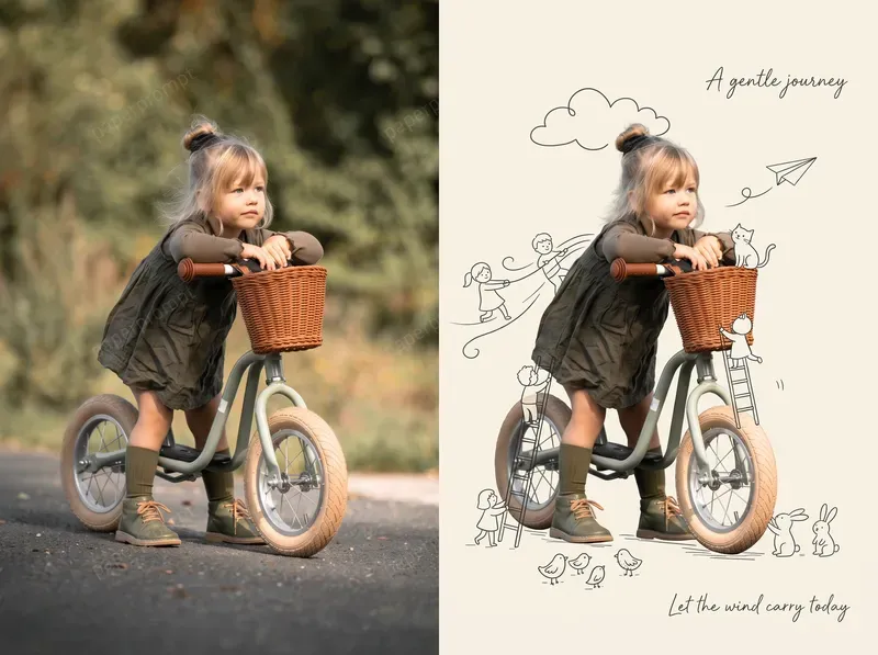 Poetic Splitscreen Editorial Posters