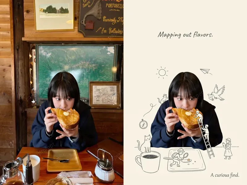 Poetic Splitscreen Editorial Posters