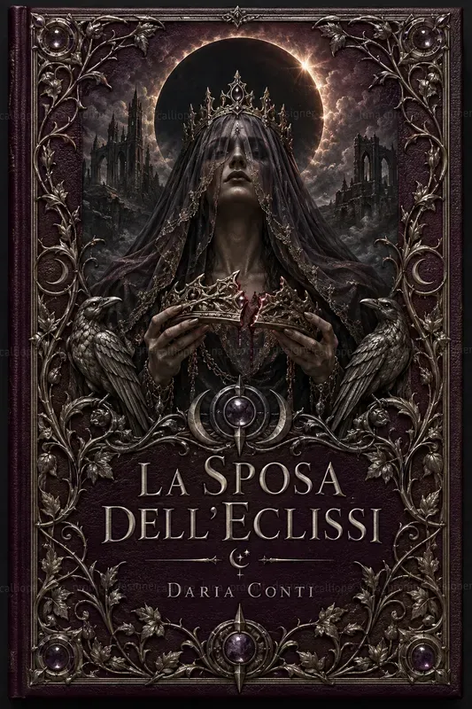Cinematic Dark Fantasy Book Covers