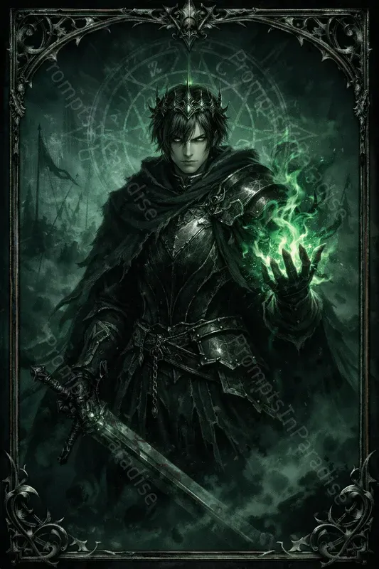 Dark Fantasy Character Cover Art