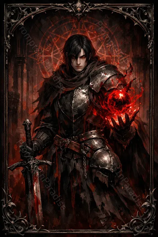Dark Fantasy Character Cover Art