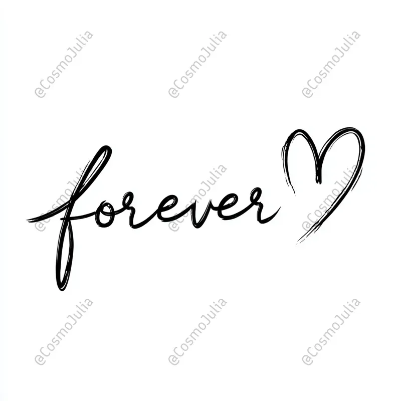 Minimalist Cursive One Line Typography