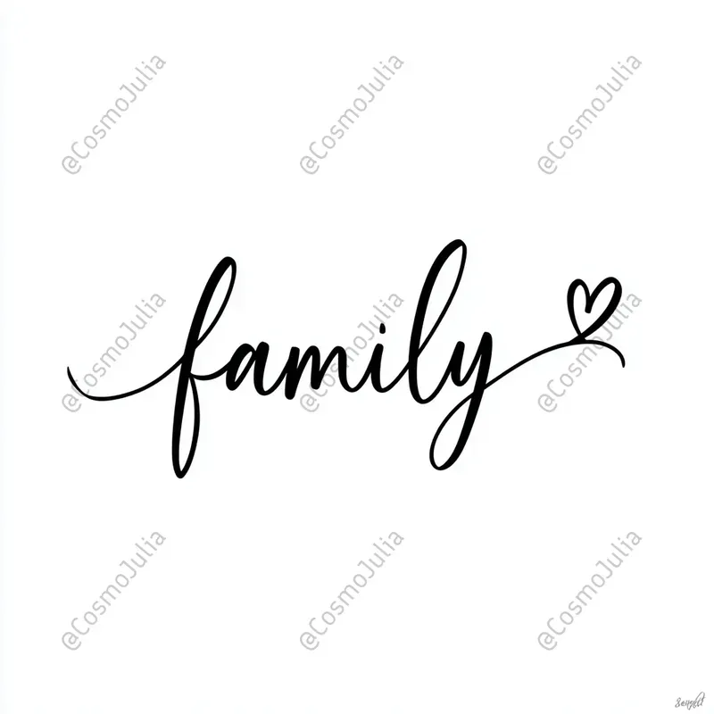 Minimalist Cursive One Line Typography