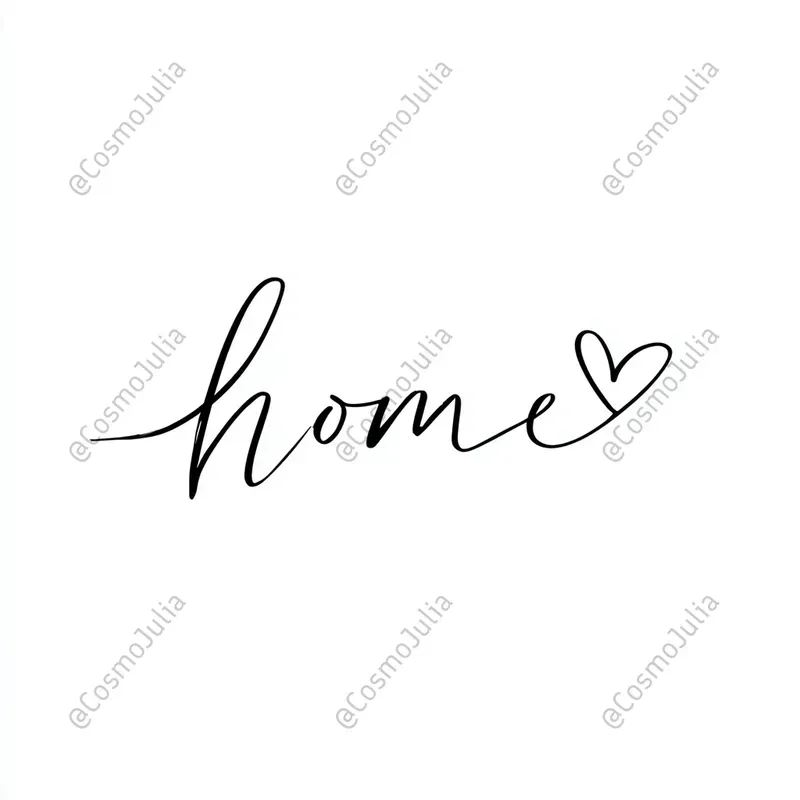 Minimalist Cursive One Line Typography