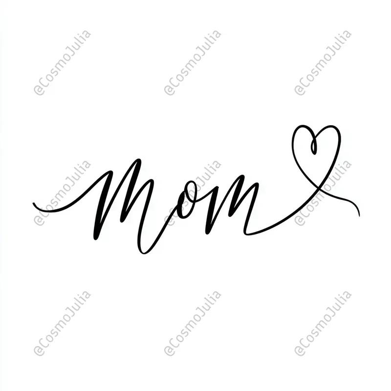 Minimalist Cursive One Line Typography