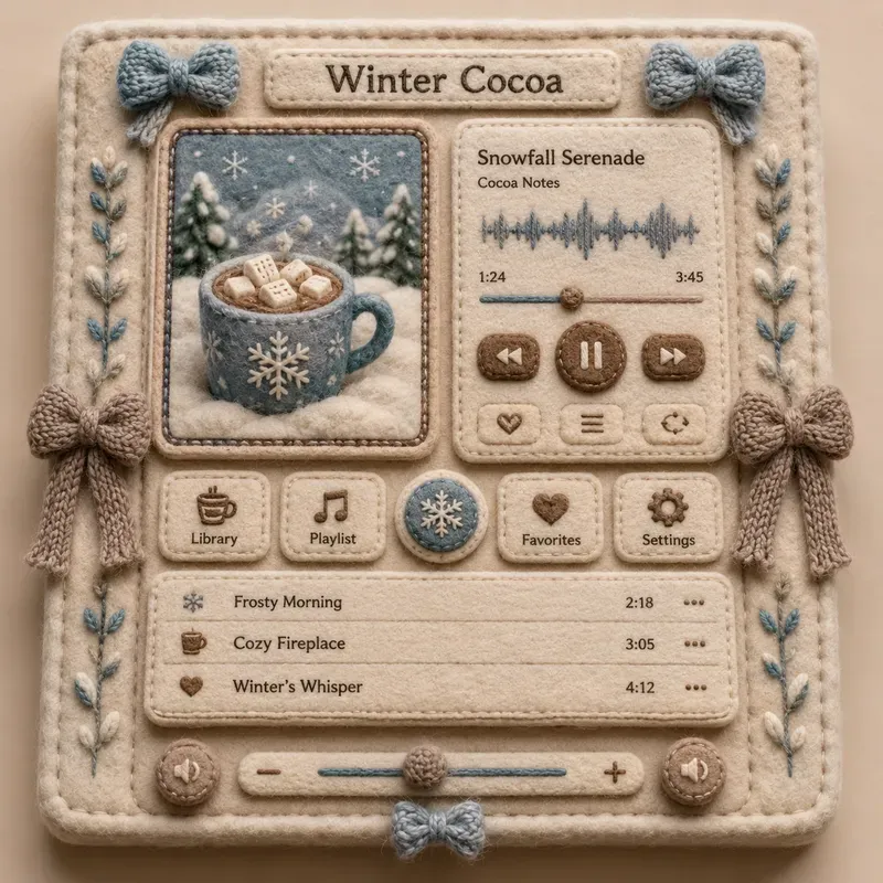 Cozy Felt UI Icon Generator Packs