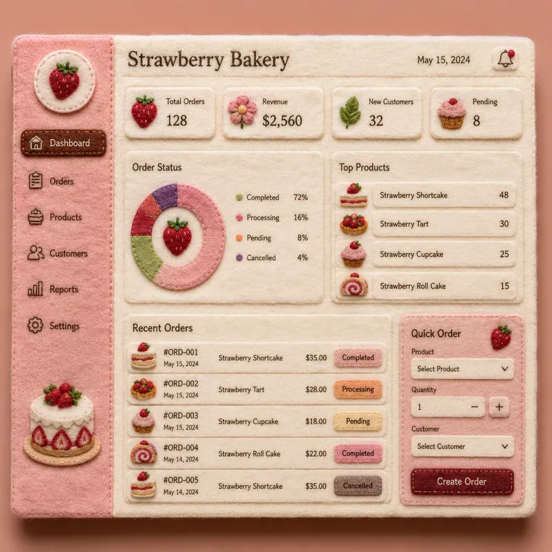 Cozy Felt UI Icon Generator Packs