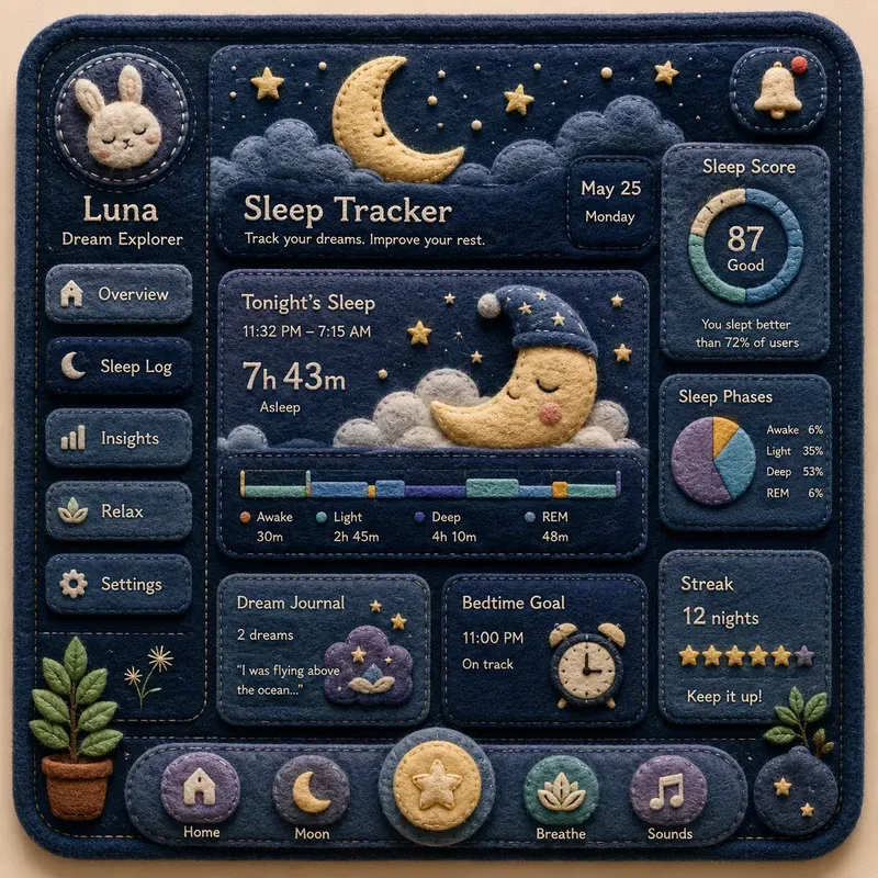 Cozy Felt UI Icon Generator Packs