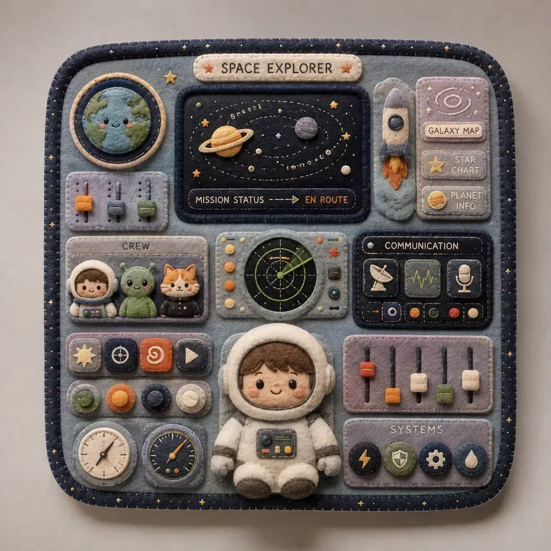 Cozy Felt UI Icon Generator Packs