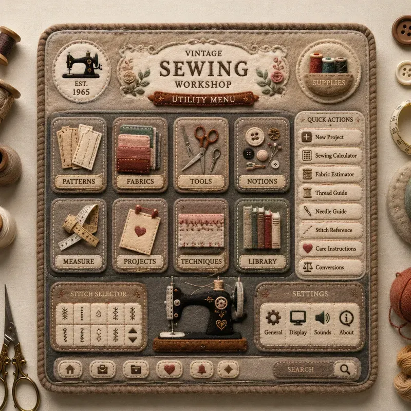 Cozy Felt UI Icon Generator Packs