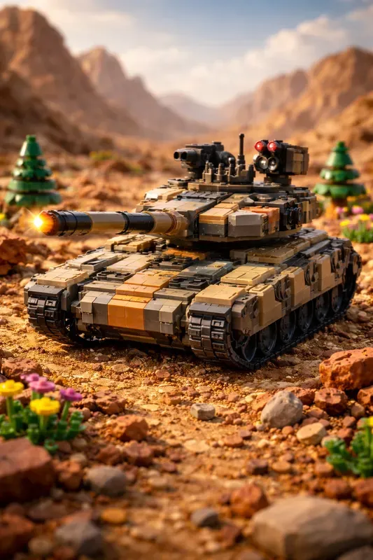 Epic Lego Mountain Trail Rides