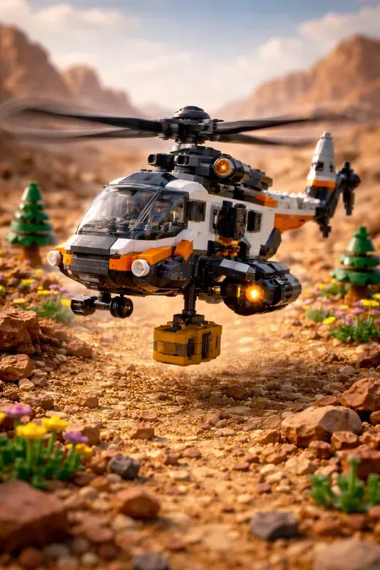 Epic Lego Mountain Trail Rides