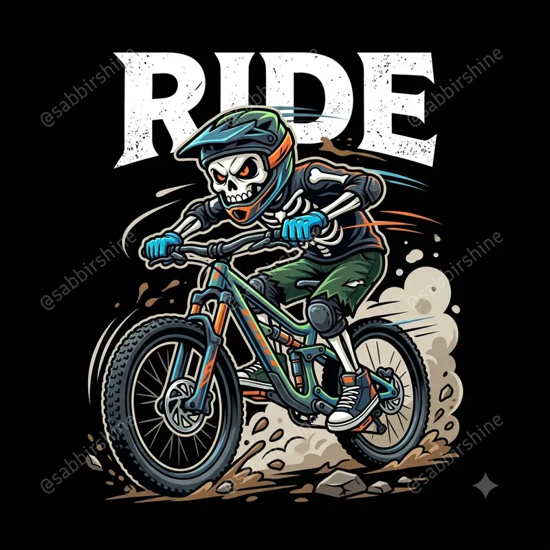 Cartoon Action Mascot Tshirt Designs