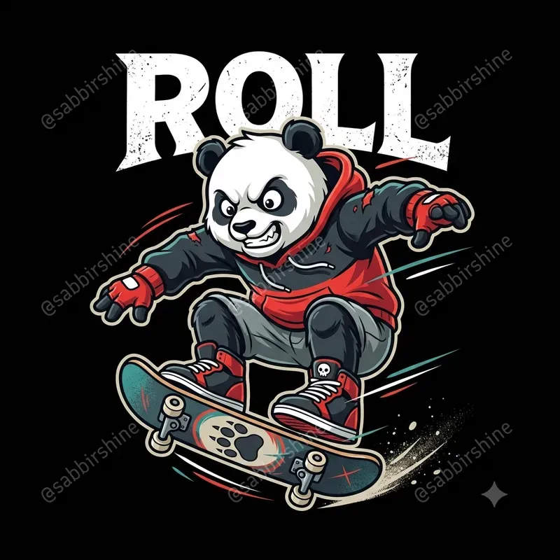 Cartoon Action Mascot Tshirt Designs