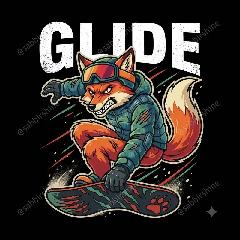 Cartoon Action Mascot Tshirt Designs