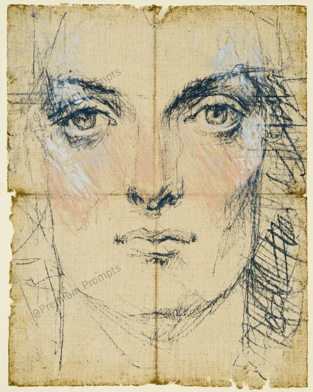 Old Mixed Media Sepia Sketches
