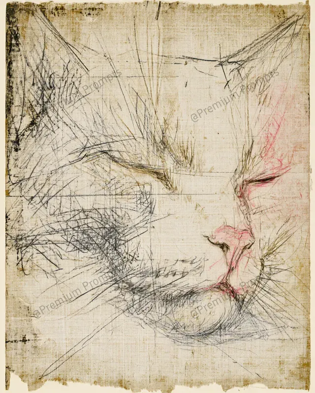 Old Mixed Media Sepia Sketches