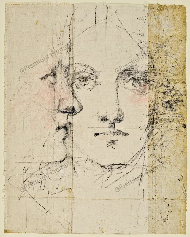 Old Mixed Media Sepia Sketches