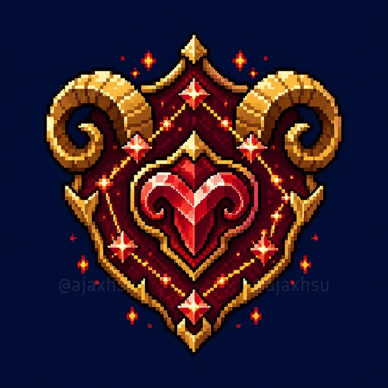 16bit Zodiac Constellation Emblems