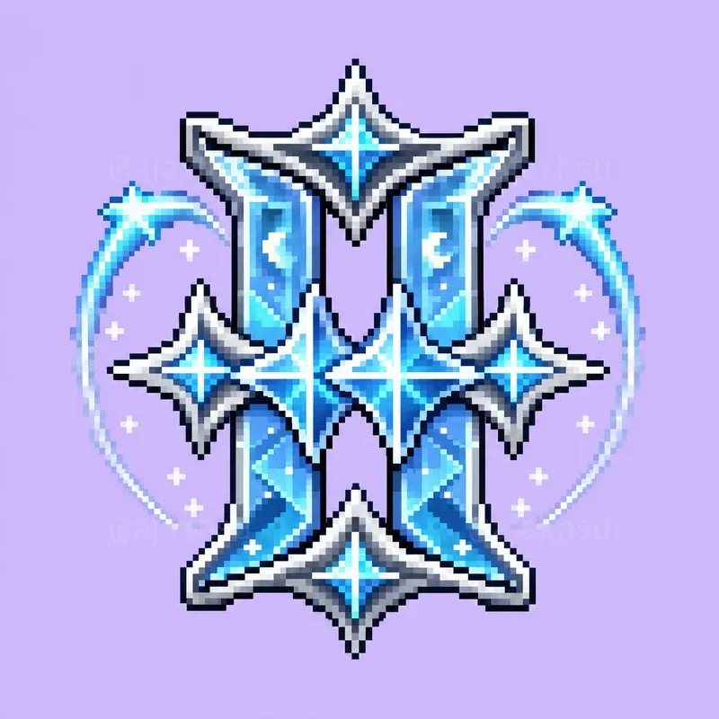 16bit Zodiac Constellation Emblems