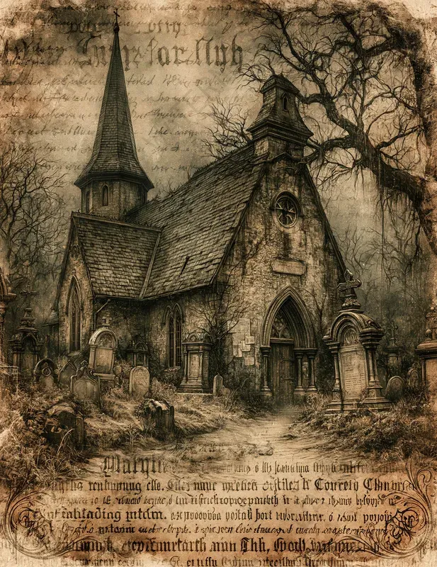 Dual Cemetery Tales Digital Pages