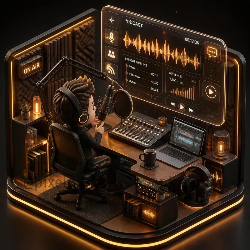 3d Isometric Streamer Avatar Studios
