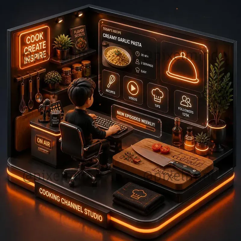 3d Isometric Streamer Avatar Studios