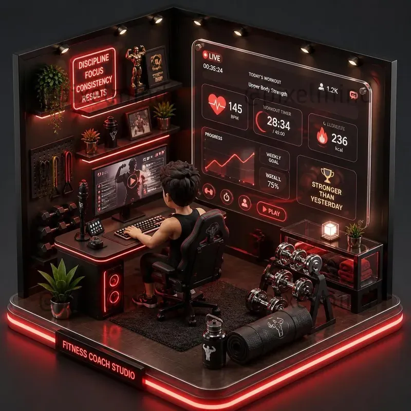 3d Isometric Streamer Avatar Studios