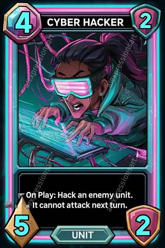 Satirical Digital Tcg Cards