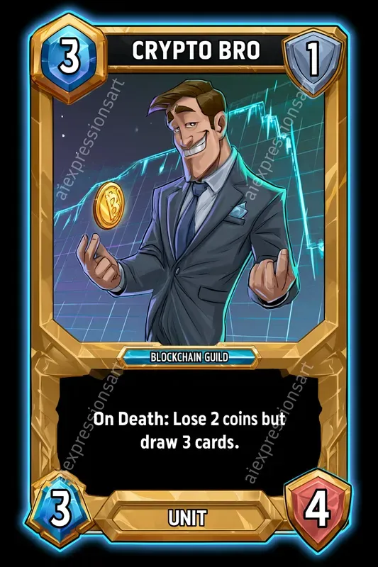 Satirical Digital Tcg Cards